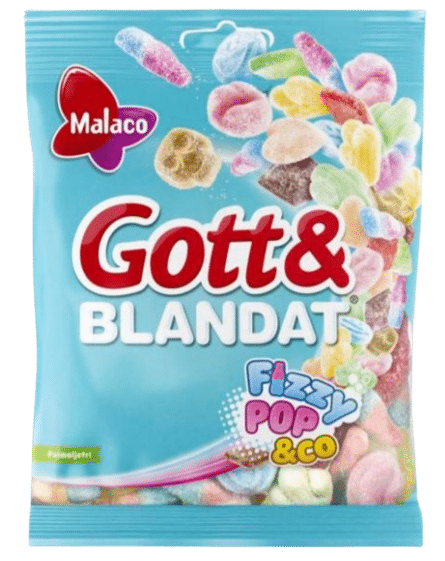 Malaco Gott och Blandat Fizzypop